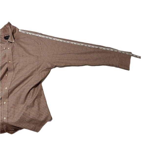 Lauren Ralph Lauren Classic fit Non-Iron Long Sleeve Blouse Sleeve Button ShIft - Picture 6 of 12